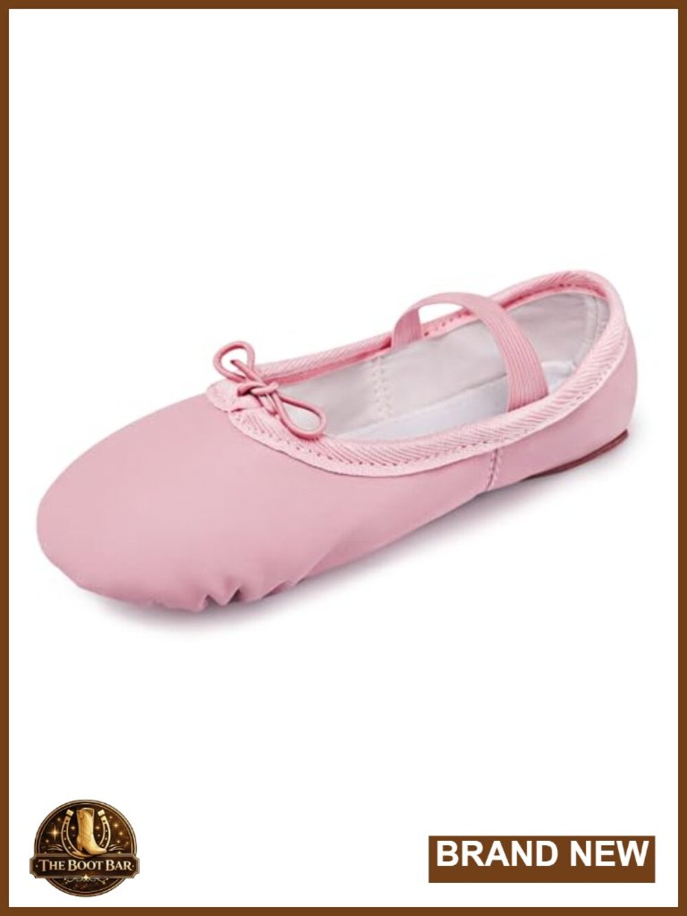 Women's Soft PU Leather Ballet Slippers Slip-On Dance Shoes